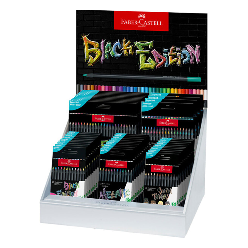 DISPLAY CONCEPT CREIOANE COLORATE BLACK EDITION 2024 FABER-CASTELL DISPLAY CONCEPT CREIOANE COLORATE BLACK EDITION 2024 FABER-CASTELL